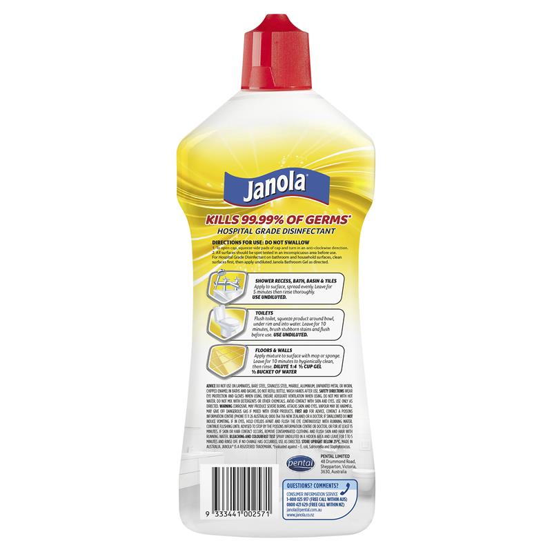 Buy Janola Bathroom Bleach Gel 750ml Online at Chemist Warehouse®