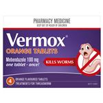 Vermox Orange Worming Tablets 4 Pack