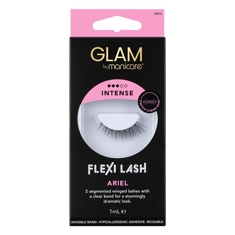 Buy Glam by Manicare Eyelashes Flexi Lash Intense Ariel Online at