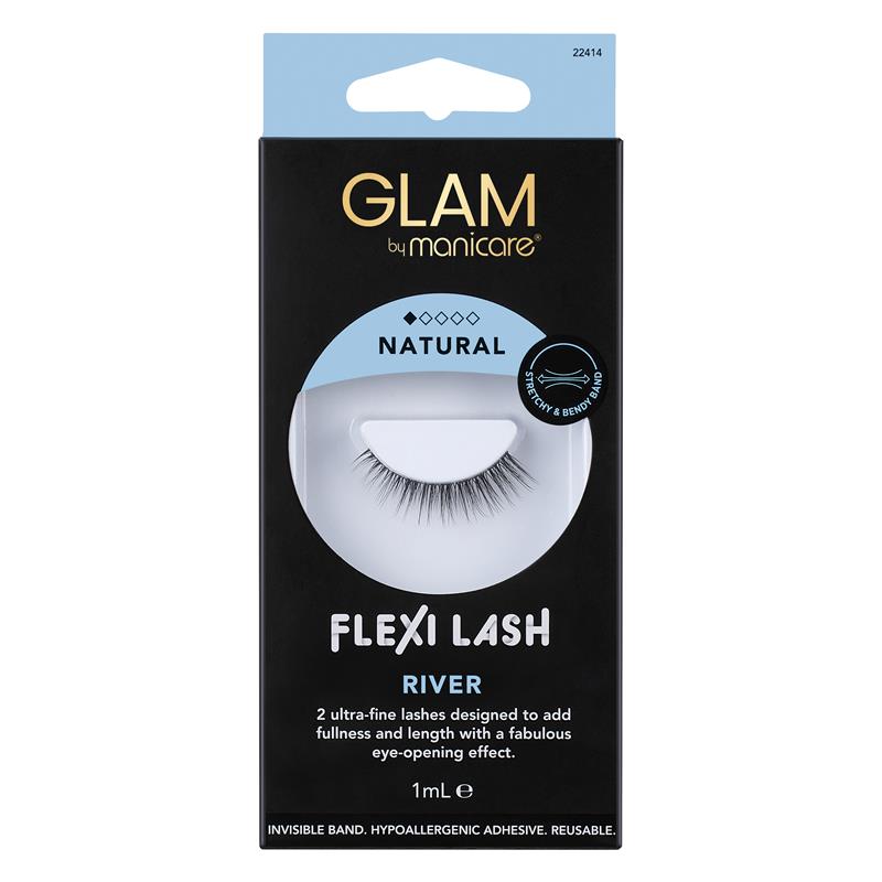 Buy Glam by Manicare Eyelashes Flexi Lash Natural River Online at