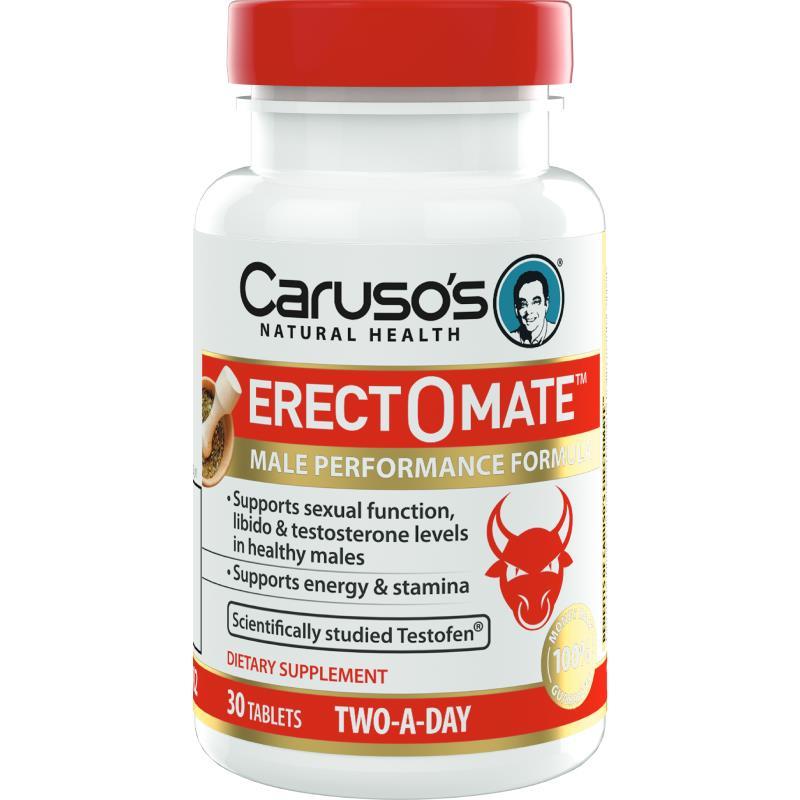 Buy Caruso s ErectOmate Two A Day 30 Tablets Online at Chemist