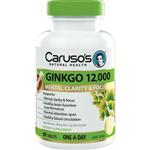 Caruso's Ginkgo 12000 One-A-Day 60 Tablets
