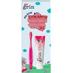 Grin My First Strawberry Toothpaste & Toothbrush Set