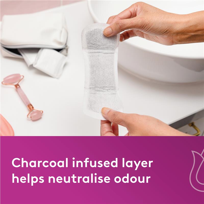 Buy Poise Liners Charcoal Extra Long 20 Pack Online at Chemist Warehouse®