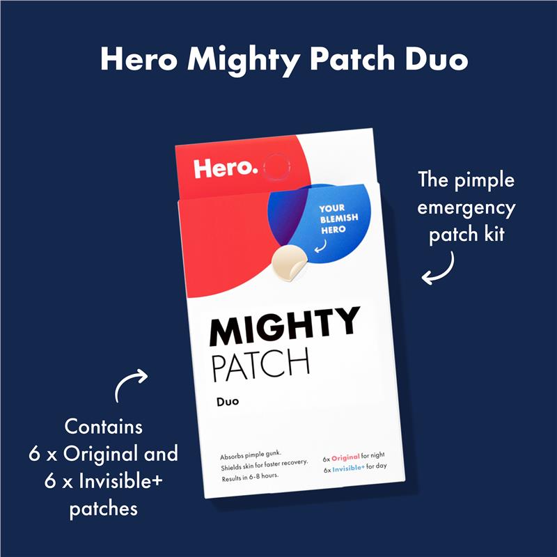 Buy Hero Mighty Patch Duo 12 Pack Online at Chemist Warehouse®