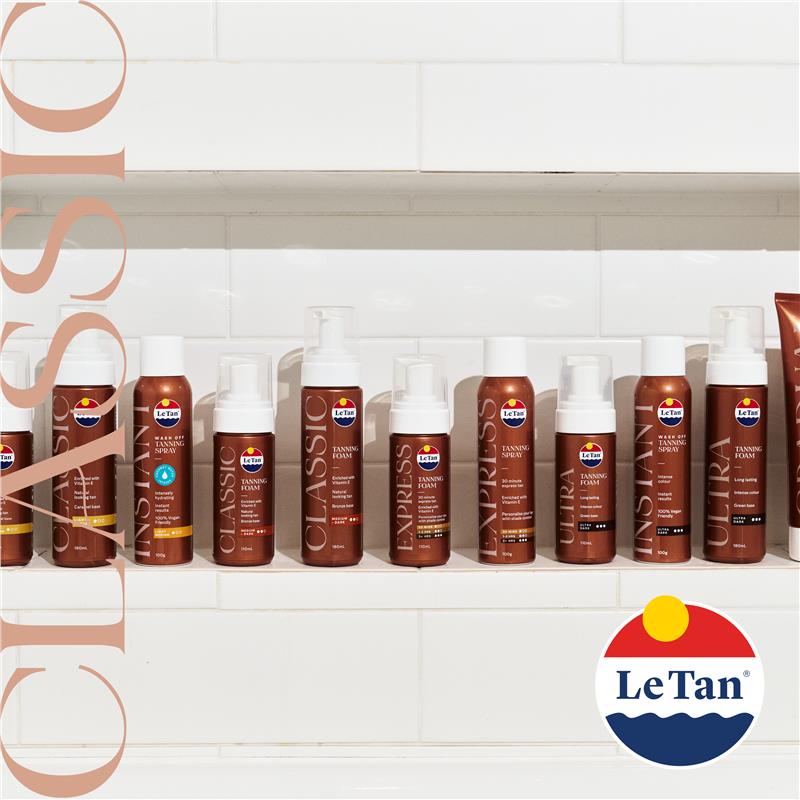 Buy Le Tan Instant Wash Off Spray Ultra Dark 100g New Online at Chemist