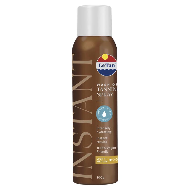 Buy Le Tan Coconut Wash Off Tanning Spray 100g Online at Chemist Warehouse®