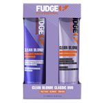 Fudge Clean Blonde Classic Duo Pack 500ml