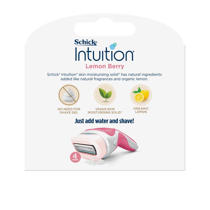 Buy Schick Intuition Lemon Berry Refill 6 Pack Online at Chemist Warehouse®