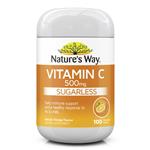 Nature's Way Vitamin C Sugar Free 100 Chewable Tablets