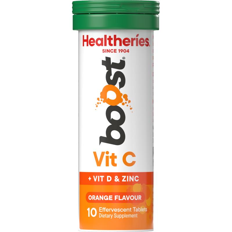 Buy Healtheries Boost Vitamin C Orange 10 Tablets Online at Chemist