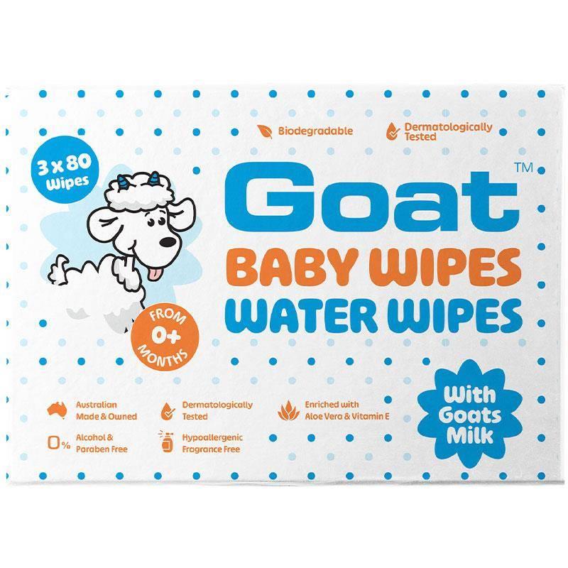 Buy Goat Baby Wipes Water Wipes 240 Pack Online at Chemist Warehouse®