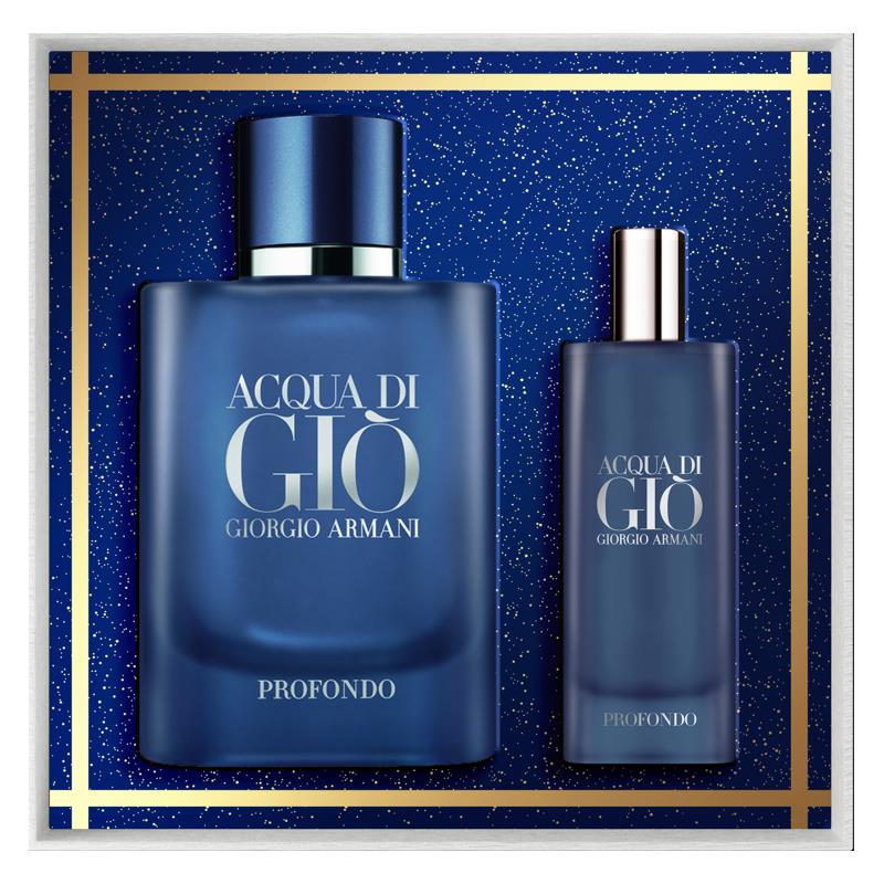 Buy Giorgio Armani Acqua Di Gio Profondo Eau De Parfum 75ml 2 Piece Set ...