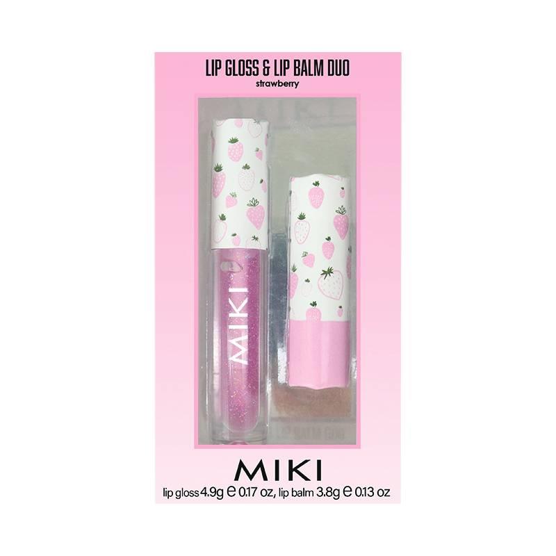 Buy Miki Lip Gloss & Lip Balm Duo Strawberry Delight Xmas Set 2023