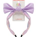 My Beauty Kids Hair Accessories Purple Striped Bow Headband