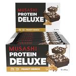 Musashi Deluxe Protein Bar Peanut Crunch 60g x 12 Online Only