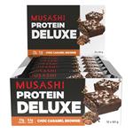 Musashi Deluxe Protein Bar Caramel Brownie 60g x 12 Online  Only
