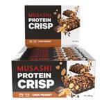 Musashi Protein Crisp Bar Choc Peanut 60g x 12 Online Only