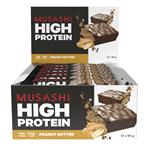 Musashi High Protein Bar Peanut Butter 90g x 12 Online Only