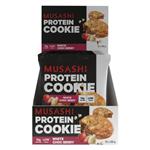 Musashi Protein Cookie White Choc Berry 58g x 12 Online Only