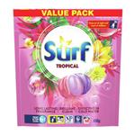 Surf Laundry Capsules Front & Top Loader Tropical 50 Capsules