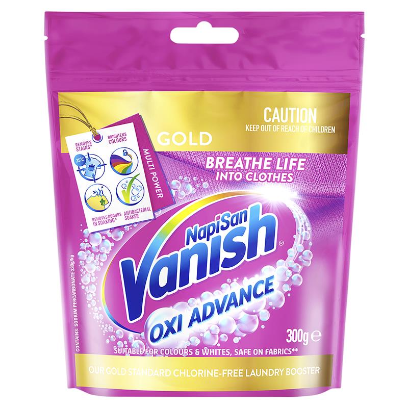 Buy Vanish Napisan Gold Oxi Advance 300g Online at Chemist Warehouse®