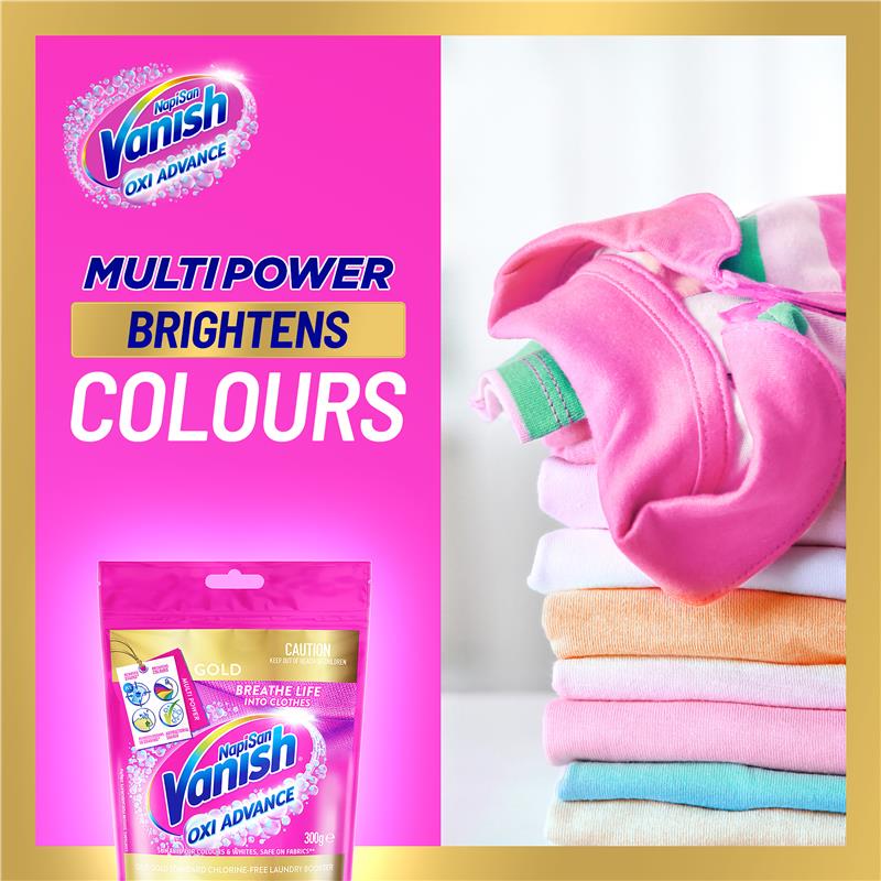 Buy Vanish Napisan Gold Oxi Advance 300g Online at Chemist Warehouse®