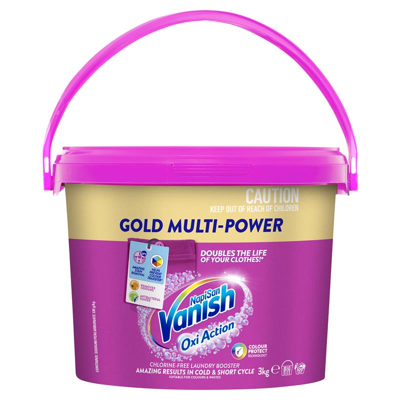 Buy Vanish Napisan Gold Oxi Advance 3kg Online at Chemist Warehouse®