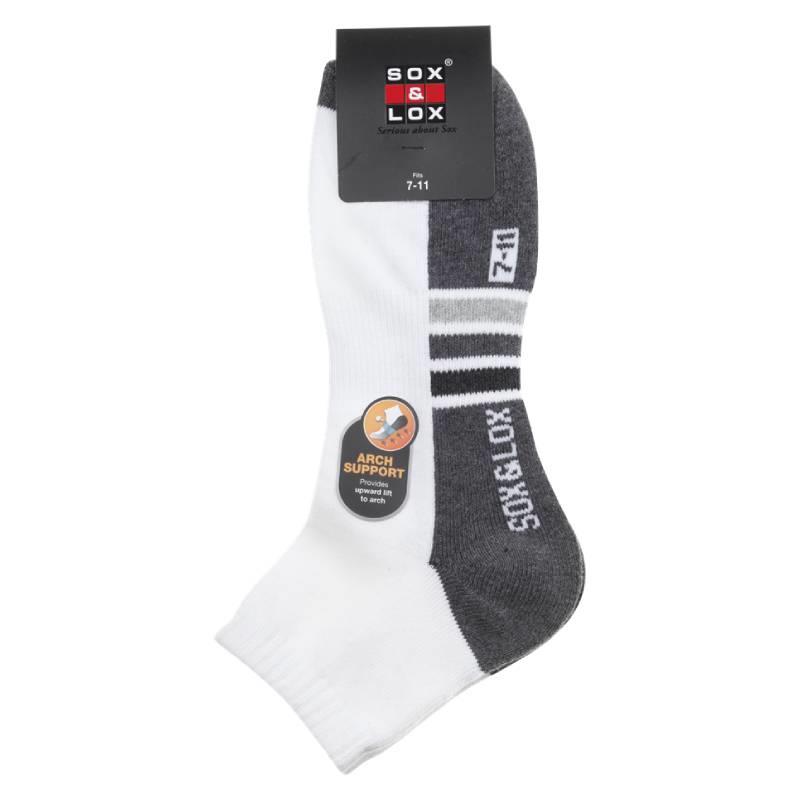 Buy Sox & Lox B9 Men's Sports Cushioned Anklet Socks Arch Support 7 ...