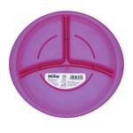 Nuby Embossed Fun Feeding Section Plate Assorted Colour
