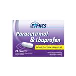 Ethics Paracetamol and Ibuprofen 20 Caplets