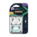 Tommee Tippee Ultra Light Silicone Soother 6 - 18 Months 2 Pack