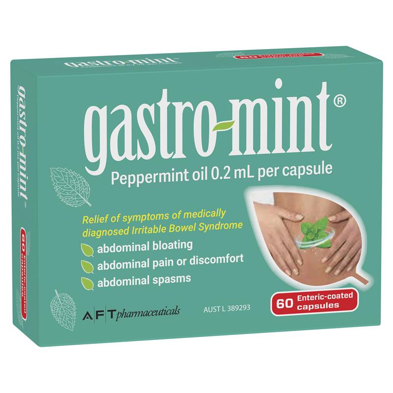 Buy Gastro Mint 60 Capsules Online at Chemist Warehouse®