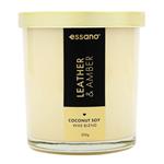 Essano Candle Leather & Amber 300g