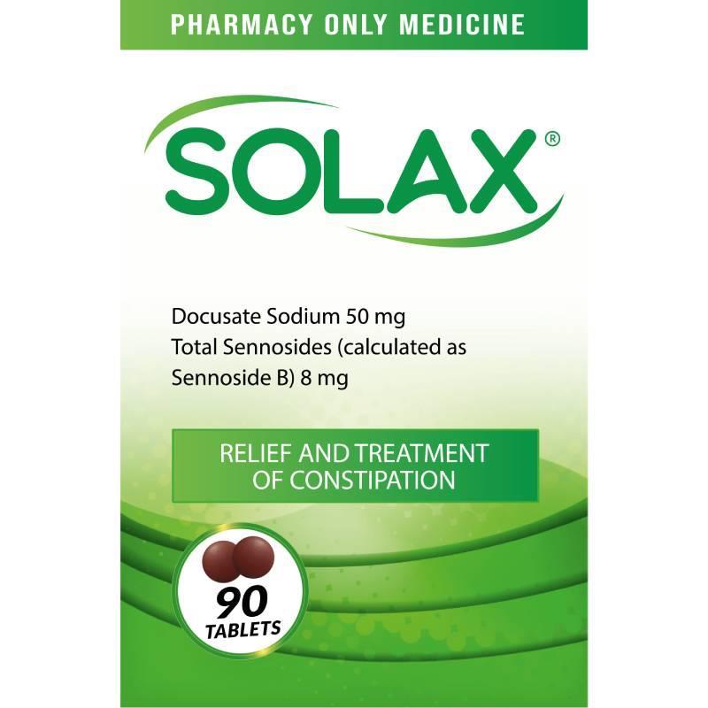 Buy Solax Docusate Sodium & Senna 90 Tablets Online at Chemist Warehouse®