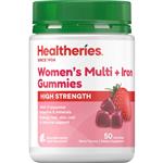 Healtheries Adult High Strength Women's Multi + Iron Gummy 50 Gummies