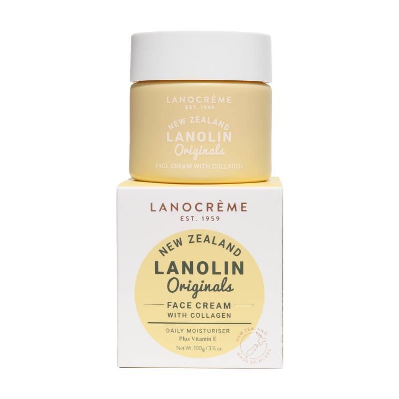 Buy Lanocreme Lanolin Originals Face Cream With Collagen 100g Online at ...