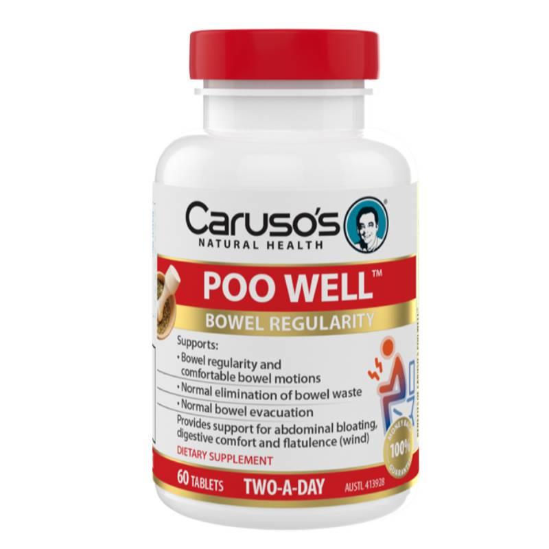 Buy Caruso's Poo Well Two-A-Day 60 Tablets Online at Chemist Warehouse®