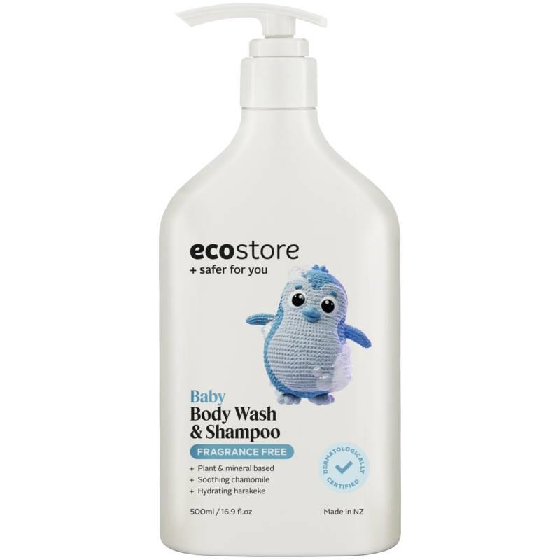 Buy Ecostore Baby Bodywash & Shampoo Fragrance Free 500ml Online at ...