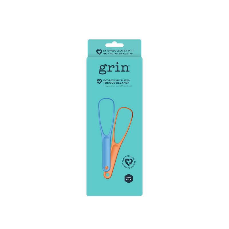 Buy Grin Tongue Scrapers Orange & Blue 2 Pack Online at Chemist Warehouse®