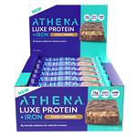 Athena Luxe Protein + Iron Bar Choc Caramel 55g x 12 Online Only