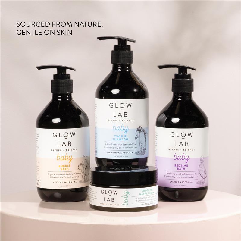 Buy Glow Lab Baby Body Wash & Shampoo 400ml Online at Chemist Warehouse®