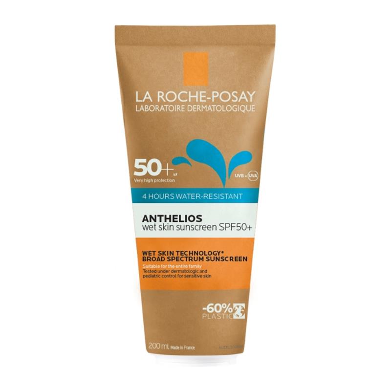 La Roche Posay Anthelios Wet Skin Sunscreen SPF 50+ Sustainable Tube Sunscreen 200ml