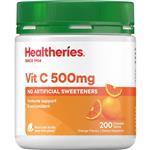 Healtheries Vit C 500mg Chewable 200 Tablets