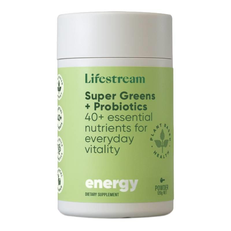 Buy Lifestream Super Greens + Probiotics 120g Powder Online at Chemist