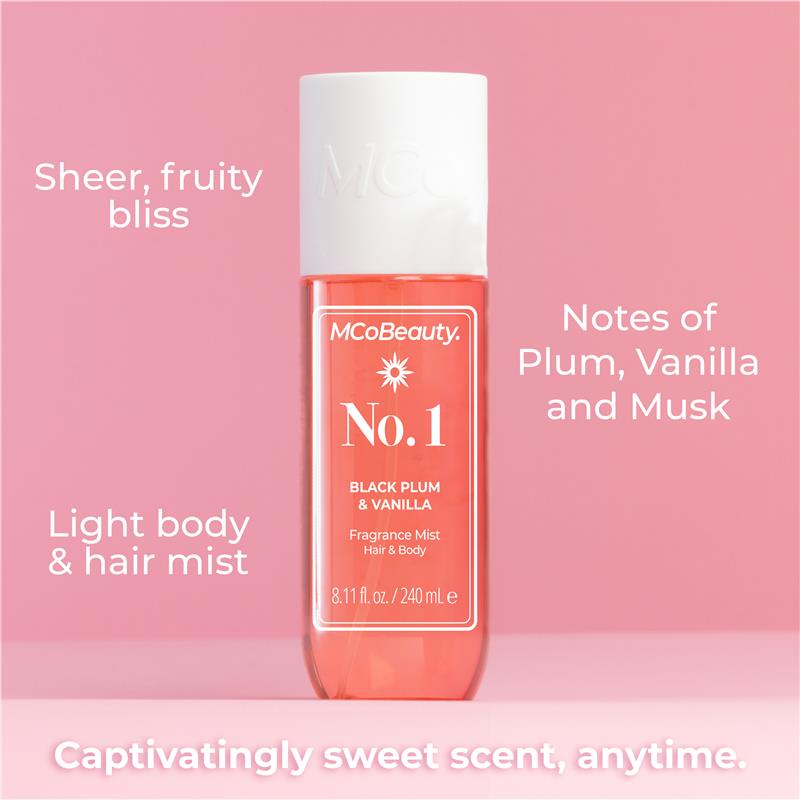 Buy MCoBeauty Black Plum & Vanilla No. 1 Fragrance Hair & Body Mist 240ml Online at Chemist