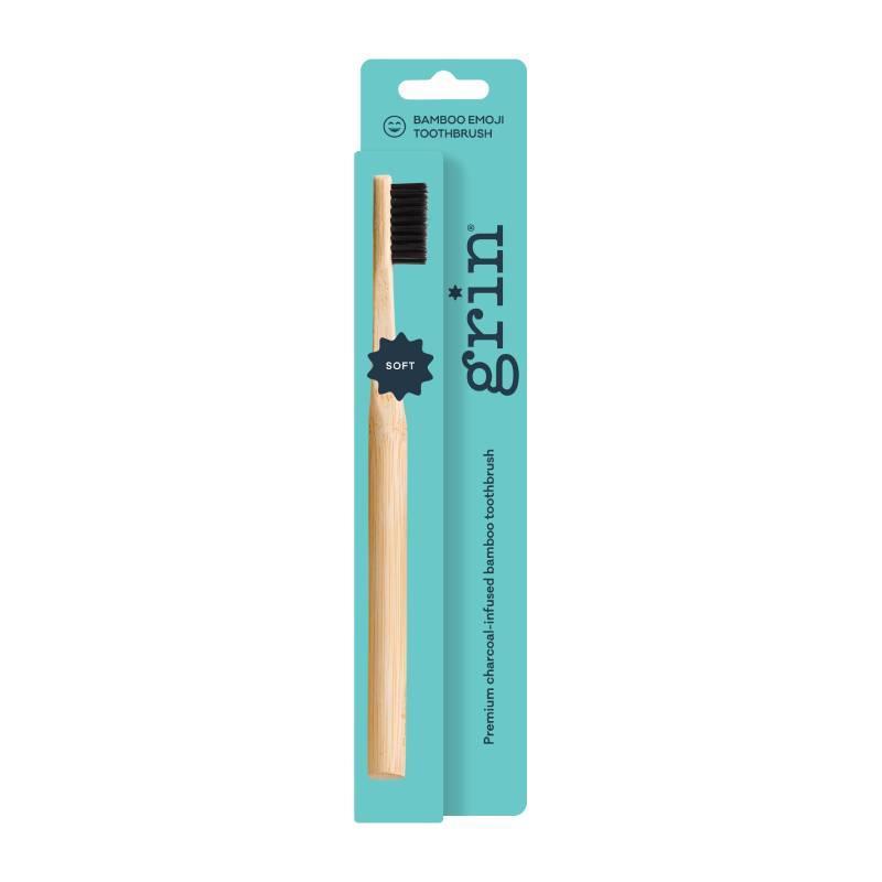 Buy Grin Toothbrush Bamboo Emoji Soft 1 Pack Online at Chemist Warehouse®