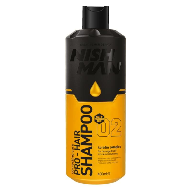 Buy Nishman ProHair Shampoo 02 Keratin Complex 400ml Online at Chemist