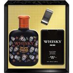 Whisky Sugar Skull Eau De Toilette 100ml + Travel Size + Money Clip 3 Piece Set