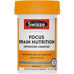 Swisse Ultiboost Focus Brain Nutrition 60 Tablets
